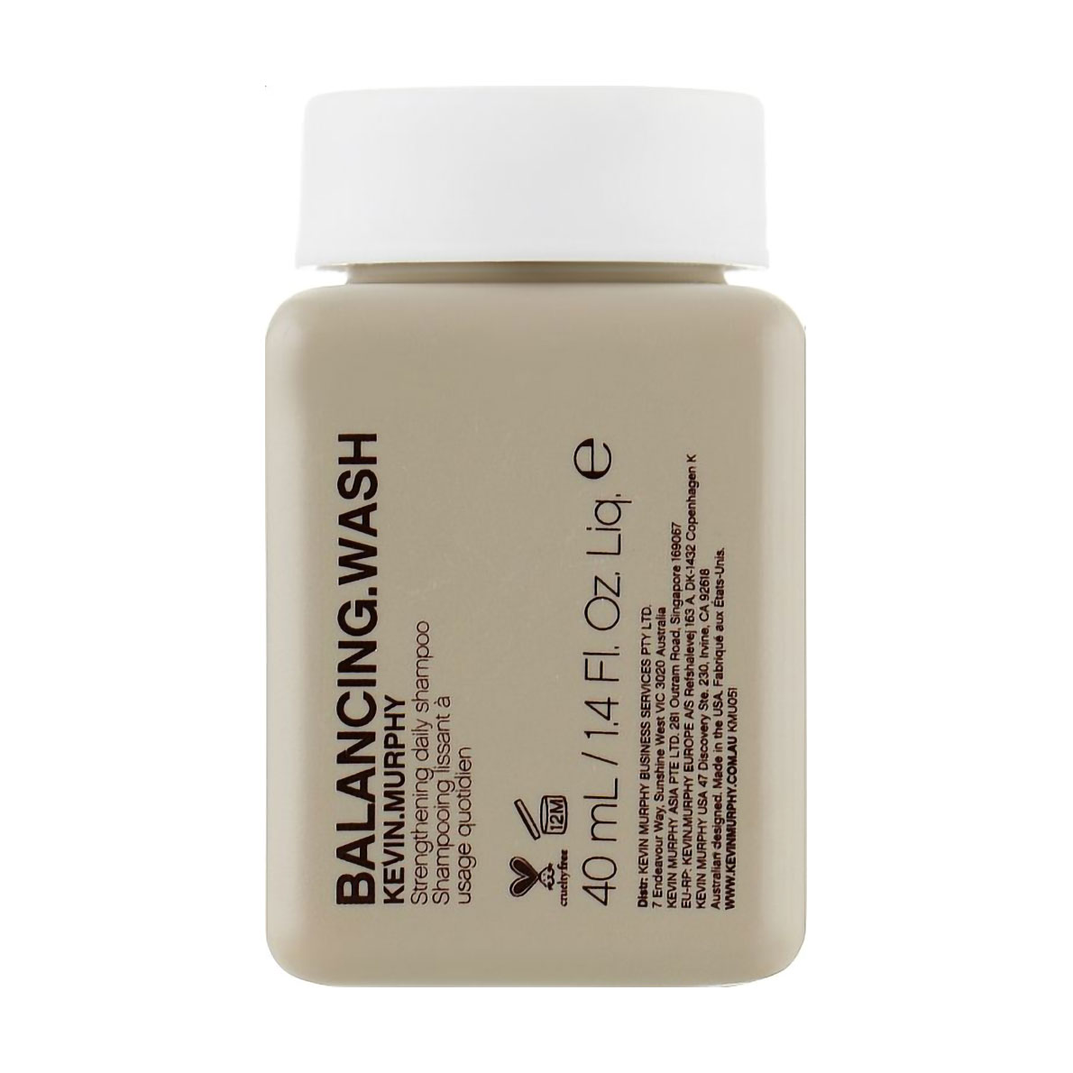 Зміцнювальний щоденний шампунь Kevin.Murphy Balancing.Wash для фарбованого волосся, 40 мл
